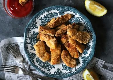 Baked fish sticks