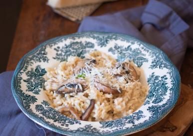 Mushroom risotto
